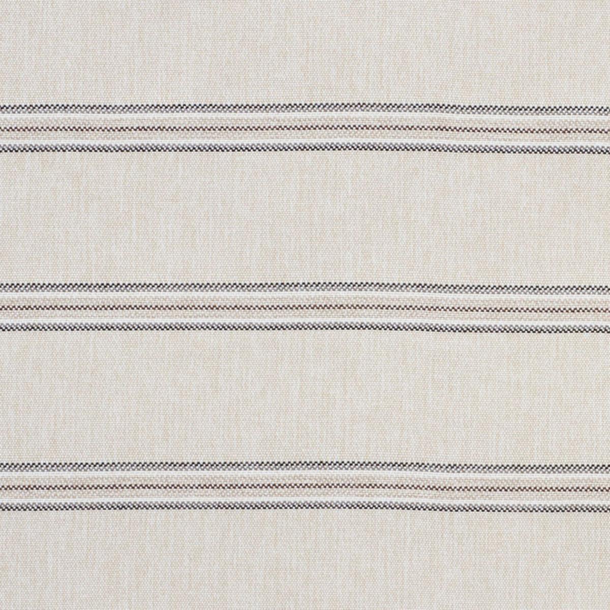 SCHUMACHER GARDEN STRIPE INDOOR/OUTDOOR STONE FABRIC | Atlanta Fabrics