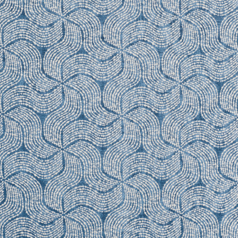 Schumacher FIADOR BLUE Fabric | Atlanta Fabrics