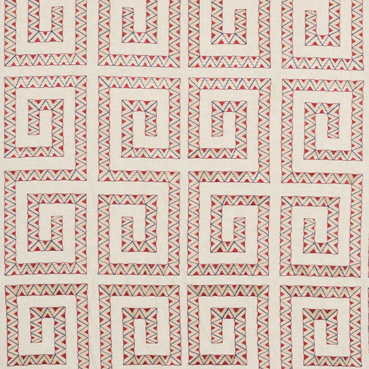PRADO EMBROIDERY RED