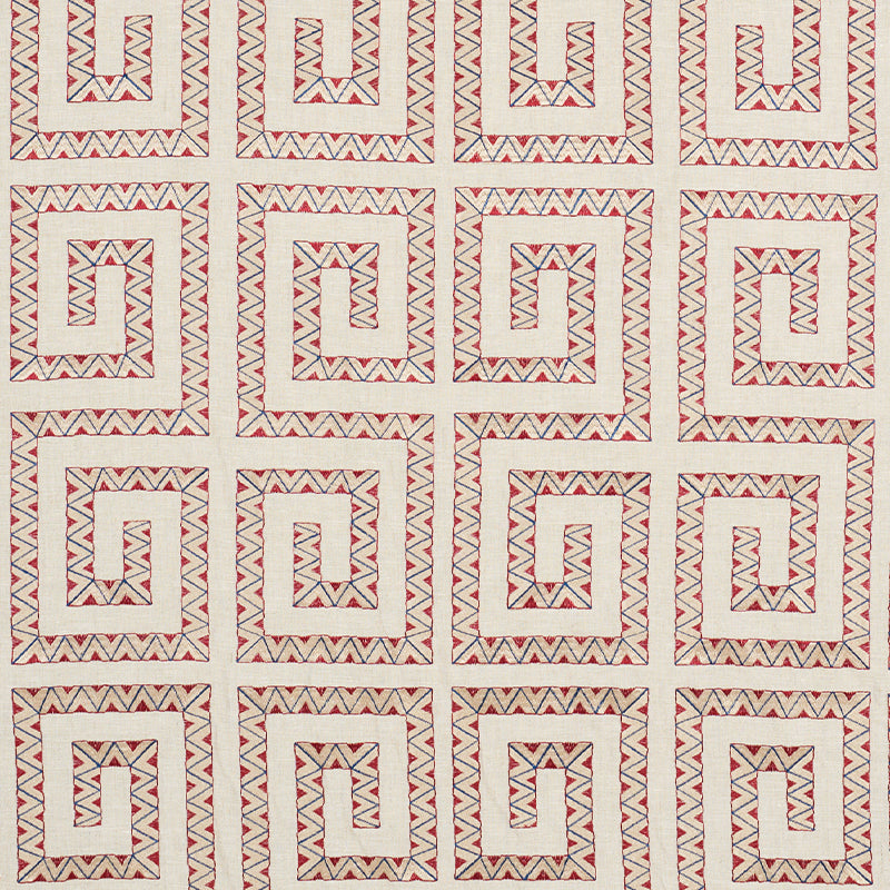PRADO EMBROIDERY RED