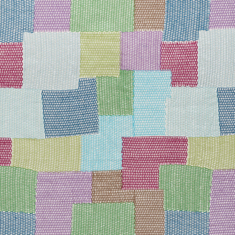Schumacher CARNABY BLUE & GREEN Fabric | Atlanta Fabrics
