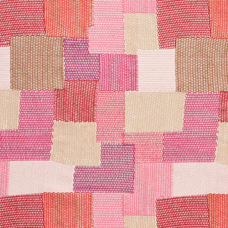 Schumacher CARNABY PINK & RED Fabric | Atlanta Fabrics