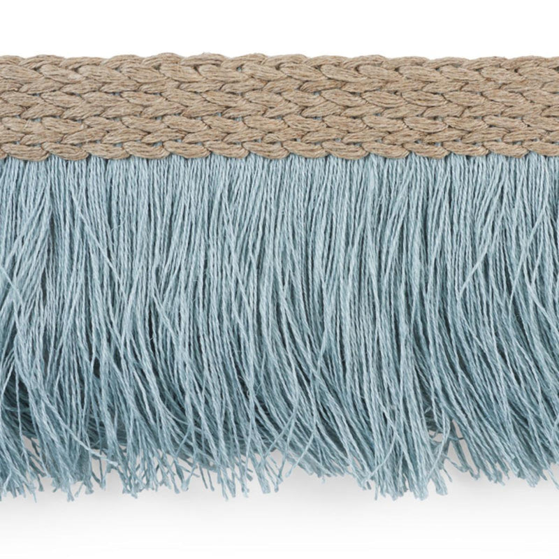 SCHUMACHER BRAIDED LINEN FRINGE SKY TRIM | Atlanta Fabrics