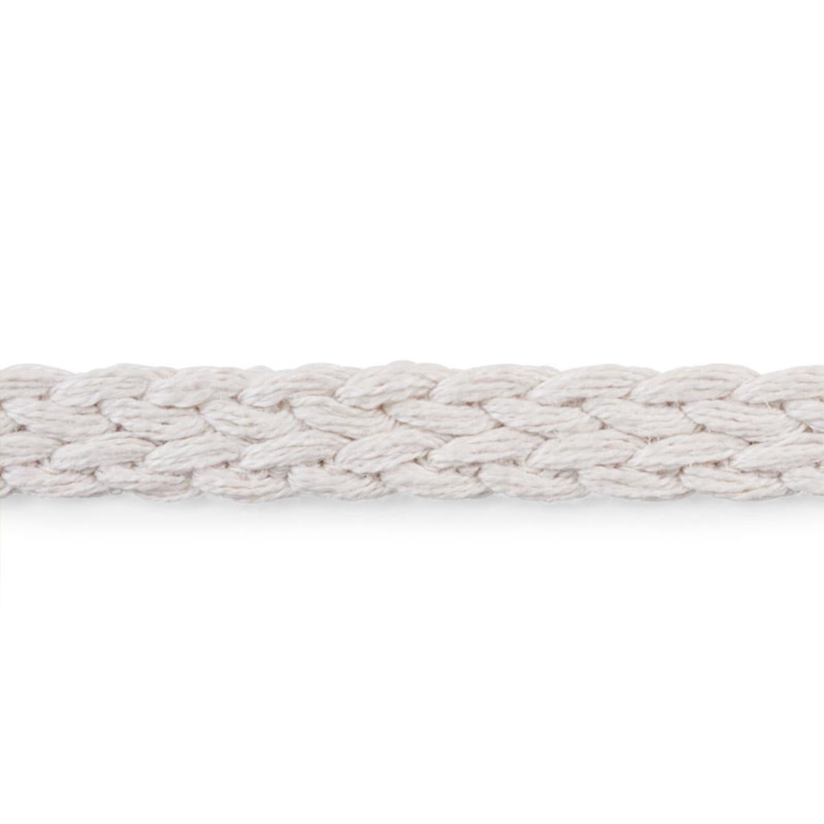 SCHUMACHER BRAIDED LINEN TAPE NARROW IVORY TRIM | Atlanta Fabrics