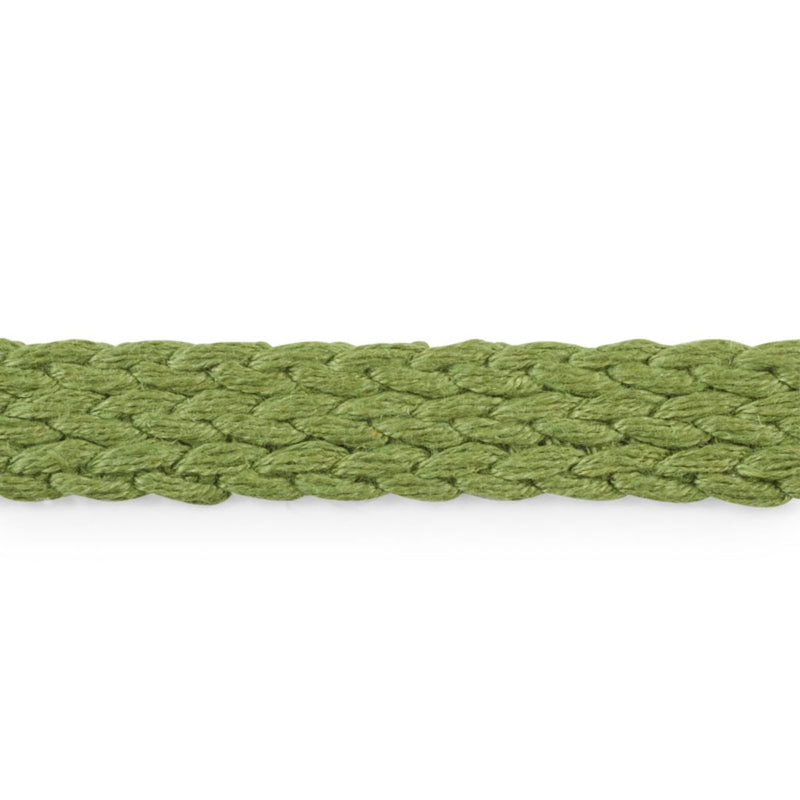 SCHUMACHER BRAIDED LINEN TAPE MEDIUM LEAF TRIM | Atlanta Fabrics