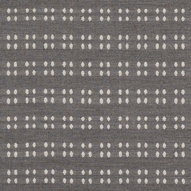 Schumacher BOLSA INDOOR/OUTDOOR CHARCOAL Fabric | Atlanta Fabrics