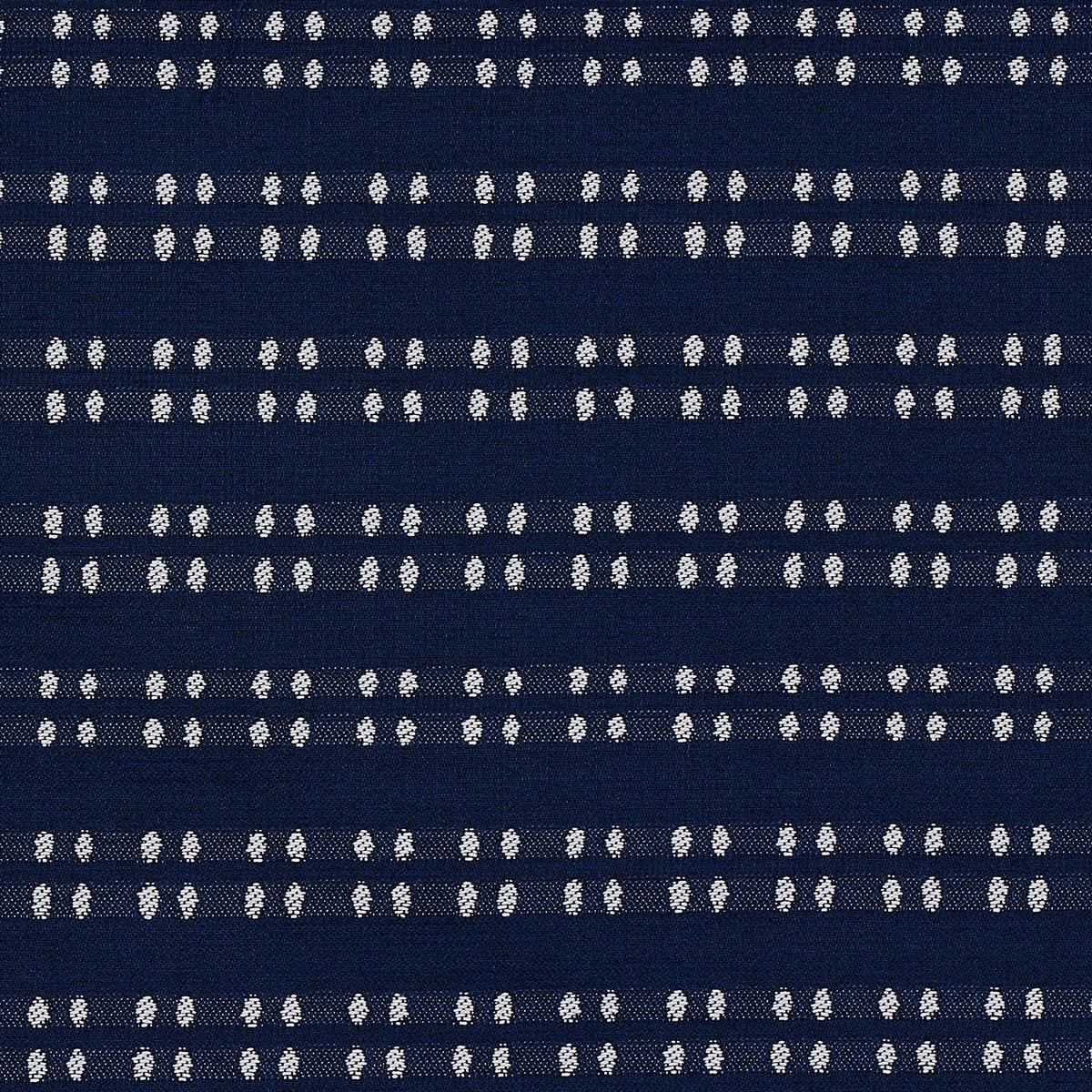 Schumacher BOLSA INDOOR/OUTDOOR NAVY Fabric | Atlanta Fabrics