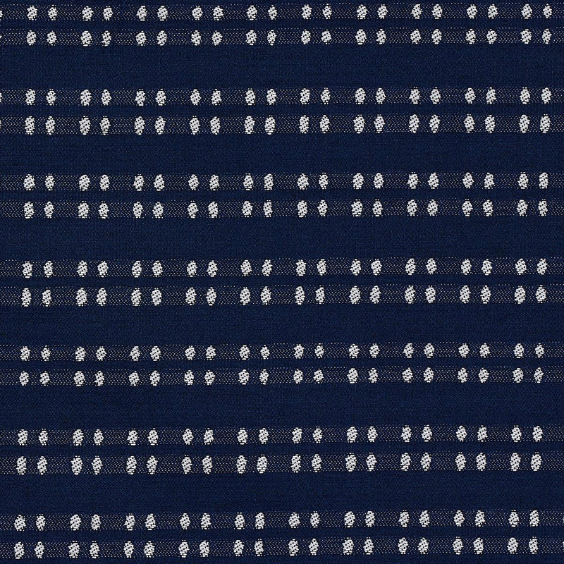 Schumacher BOLSA INDOOR/OUTDOOR NAVY Fabric | Atlanta Fabrics