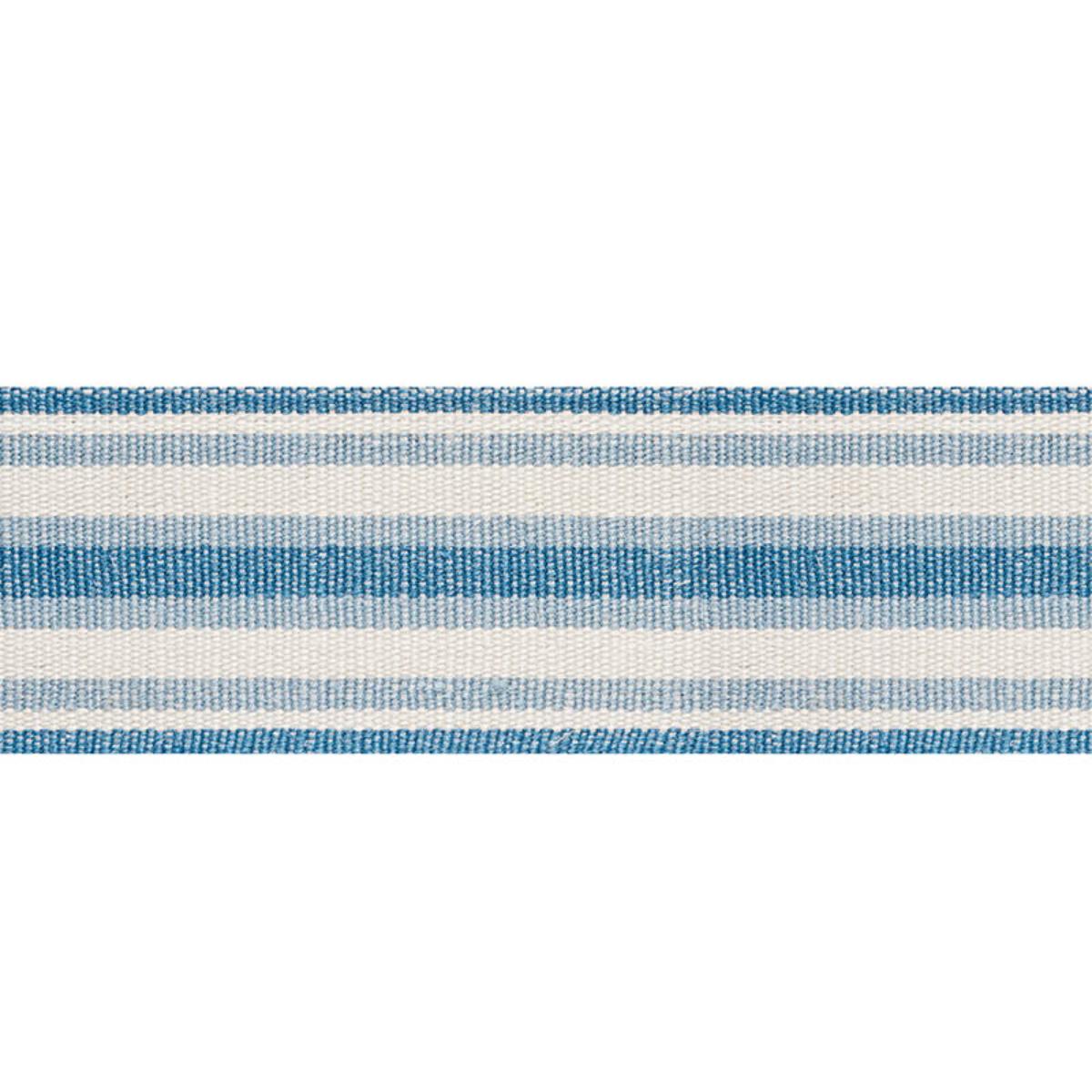 SCHUMACHER LEVANT TAPE BLUE TRIM | Atlanta Fabrics