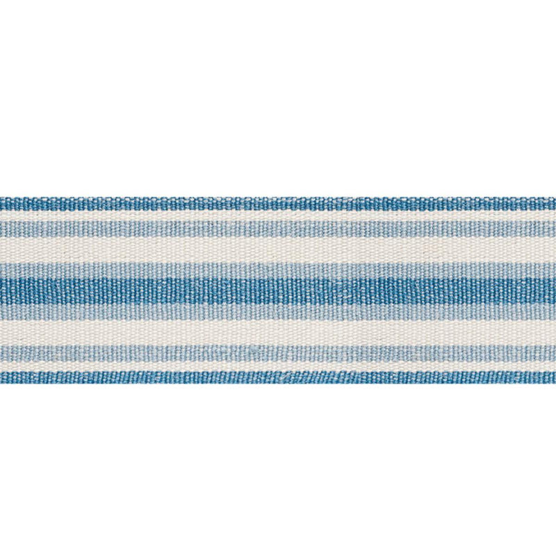 SCHUMACHER LEVANT TAPE BLUE TRIM | Atlanta Fabrics