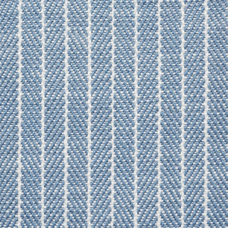 SCHUMACHER GARTER STRIPE INDOOR/OUTDOOR SKY FABRIC | Atlanta Fabrics