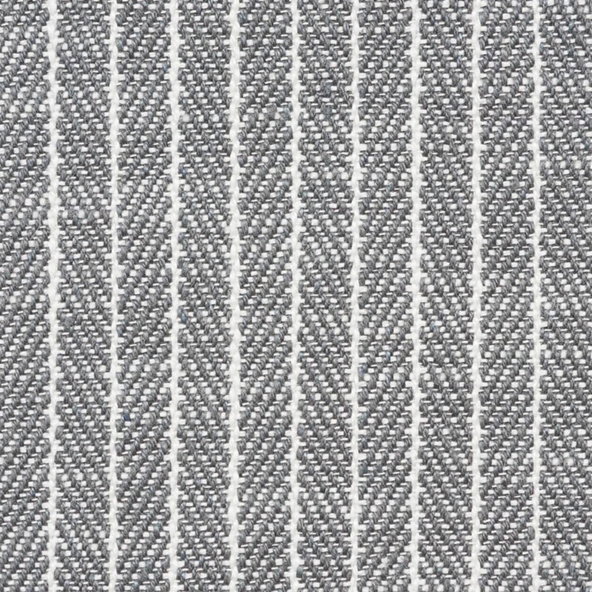SCHUMACHER GARTER STRIPE INDOOR/OUTDOOR SLATE FABRIC | Atlanta Fabrics