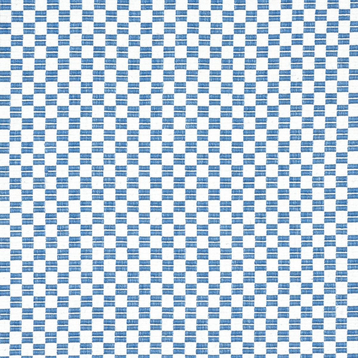 SCHUMACHER ELKHART BLUE FABRIC | Atlanta Fabrics