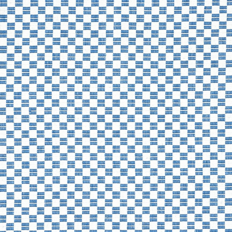 SCHUMACHER ELKHART BLUE FABRIC | Atlanta Fabrics