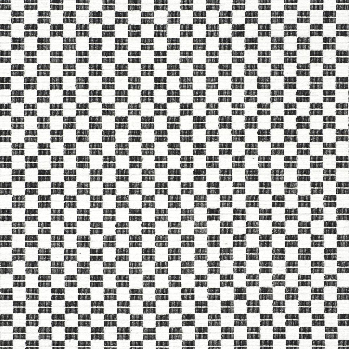 SCHUMACHER ELKHART BLACK FABRIC | Atlanta Fabrics
