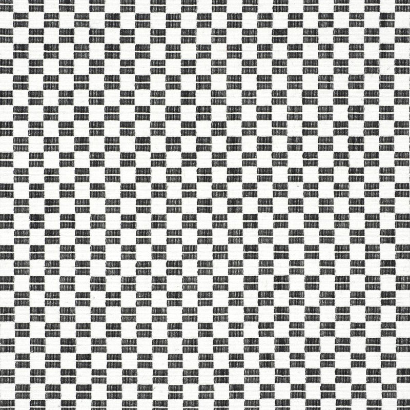 SCHUMACHER ELKHART BLACK FABRIC | Atlanta Fabrics
