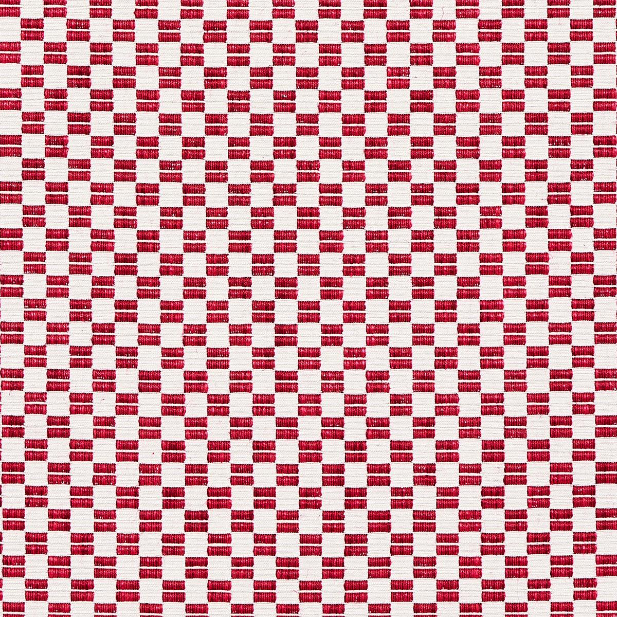 SCHUMACHER ELKHART CRIMSON FABRIC | Atlanta Fabrics