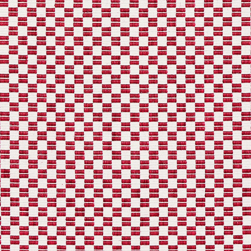 SCHUMACHER ELKHART CRIMSON FABRIC | Atlanta Fabrics