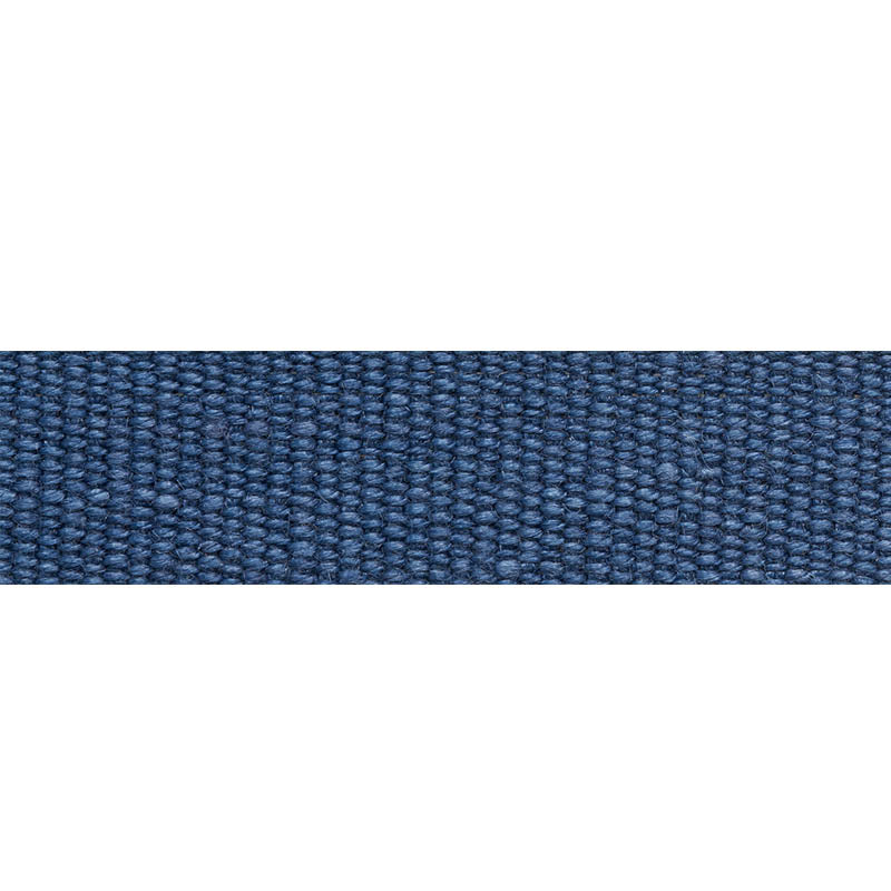 Schumacher MATHIAS LINEN TAPE NARROW INDIGO Trim | Atlanta Fabrics