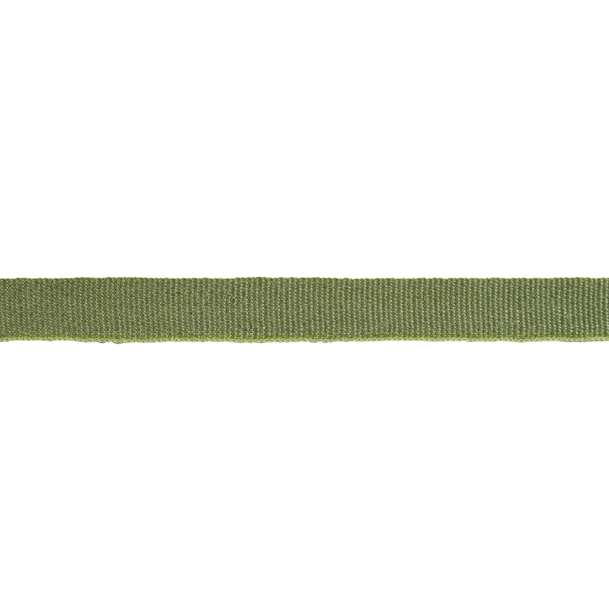 Schumacher MATHIAS LINEN TAPE NARROW OLIVE Trim | Atlanta Fabrics
