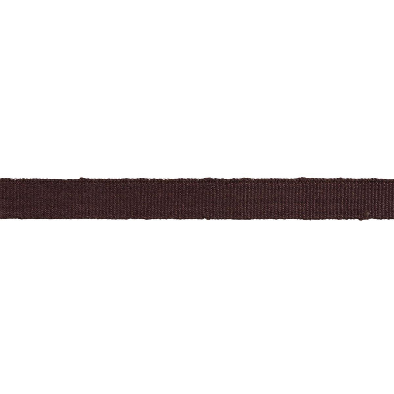 Schumacher MATHIAS LINEN TAPE NARROW BROWN Trim | Atlanta Fabrics