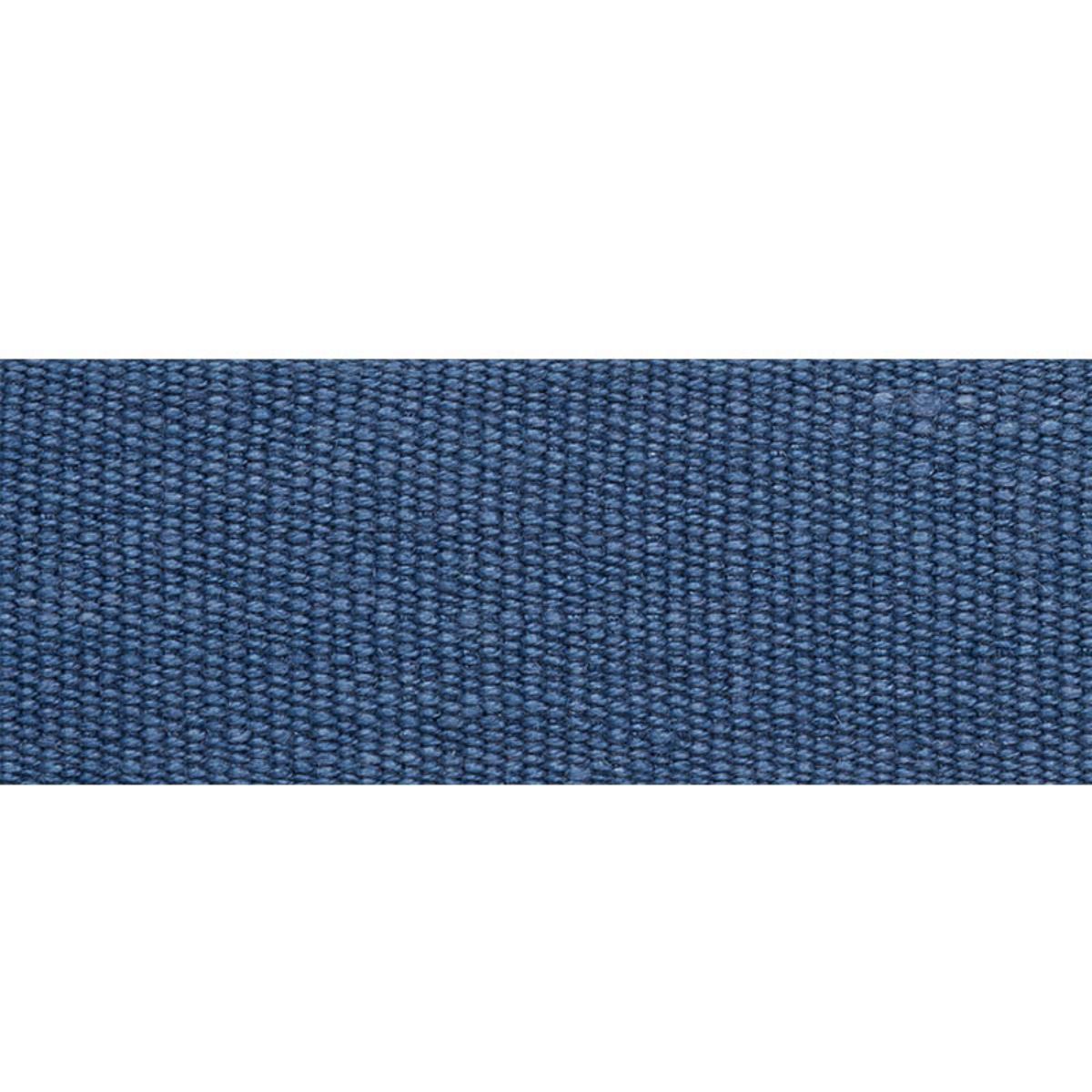 Schumacher MATHIAS LINEN TAPE MEDIUM INDIGO Trim | Atlanta Fabrics
