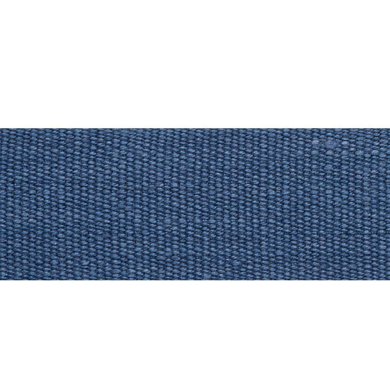 Schumacher MATHIAS LINEN TAPE MEDIUM INDIGO Trim | Atlanta Fabrics