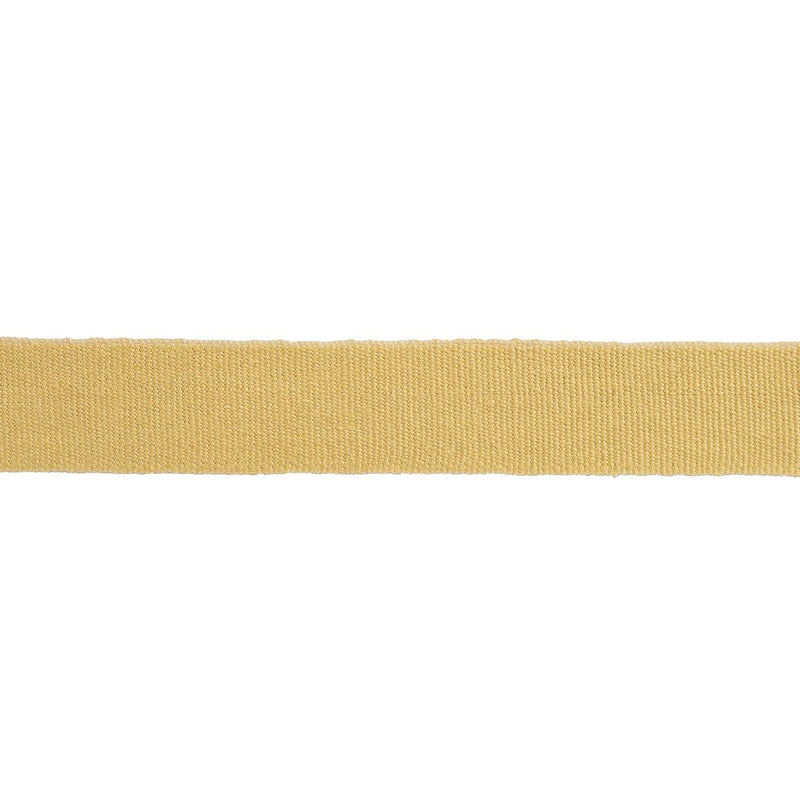 Schumacher MATHIAS LINEN TAPE MEDIUM MAIZE Trim | Atlanta Fabrics