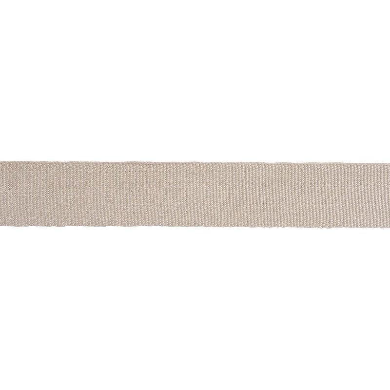 Schumacher MATHIAS LINEN TAPE MEDIUM FLAX Trim | Atlanta Fabrics