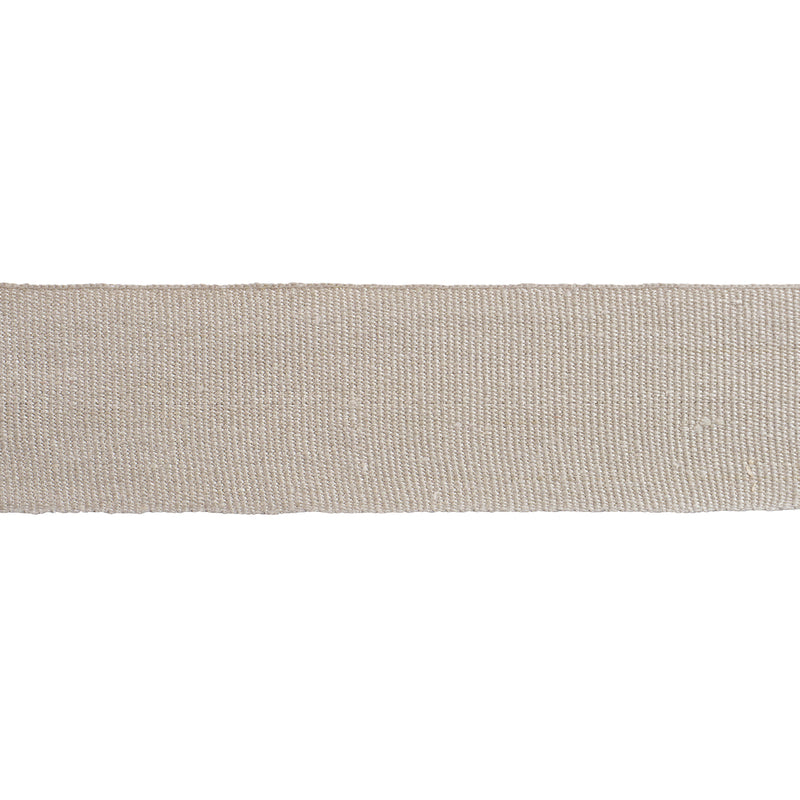 Schumacher MATHIAS LINEN TAPE WIDE FLAX Trim | Atlanta Fabrics