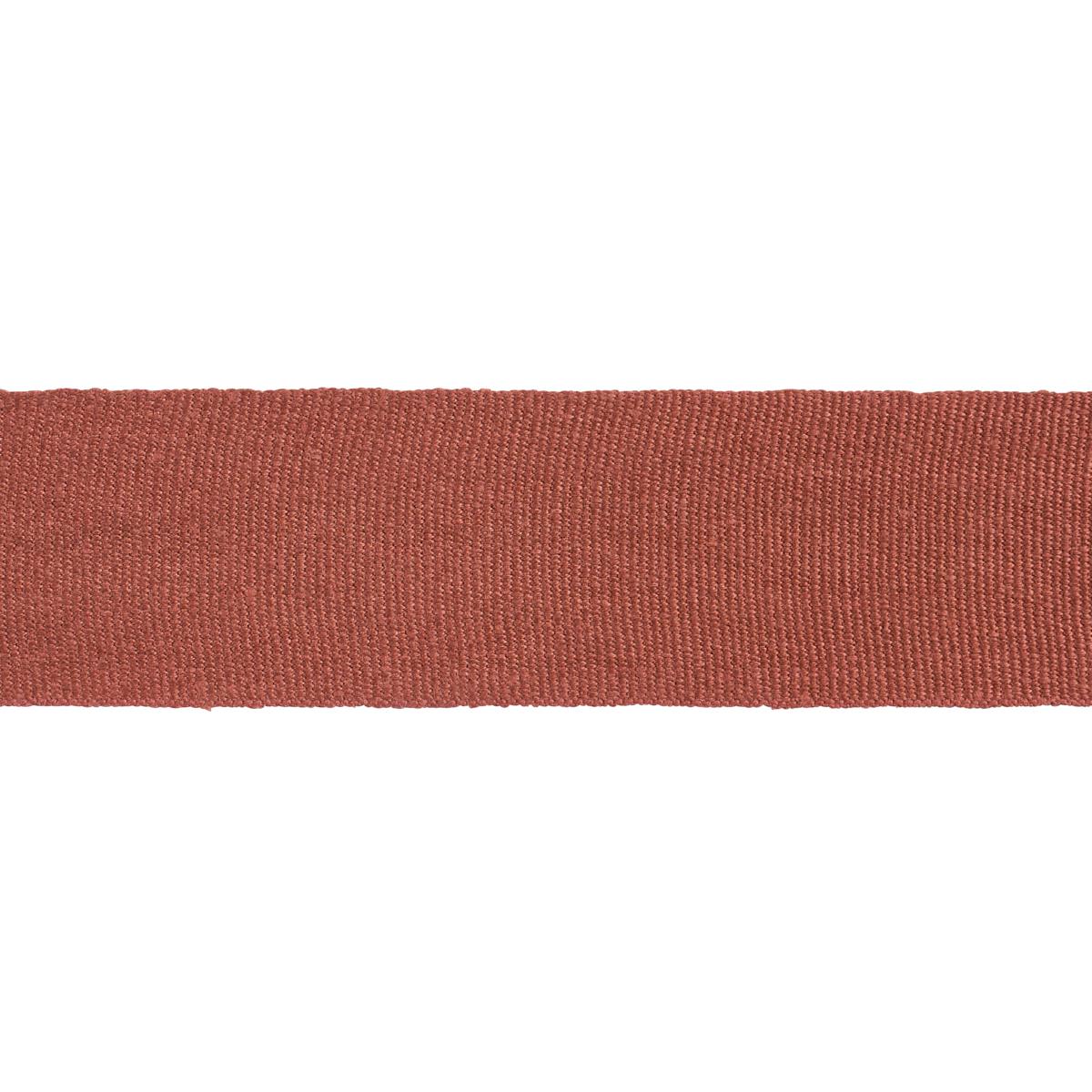 MATHIAS LINEN TAPE WIDE TERRACOTTA