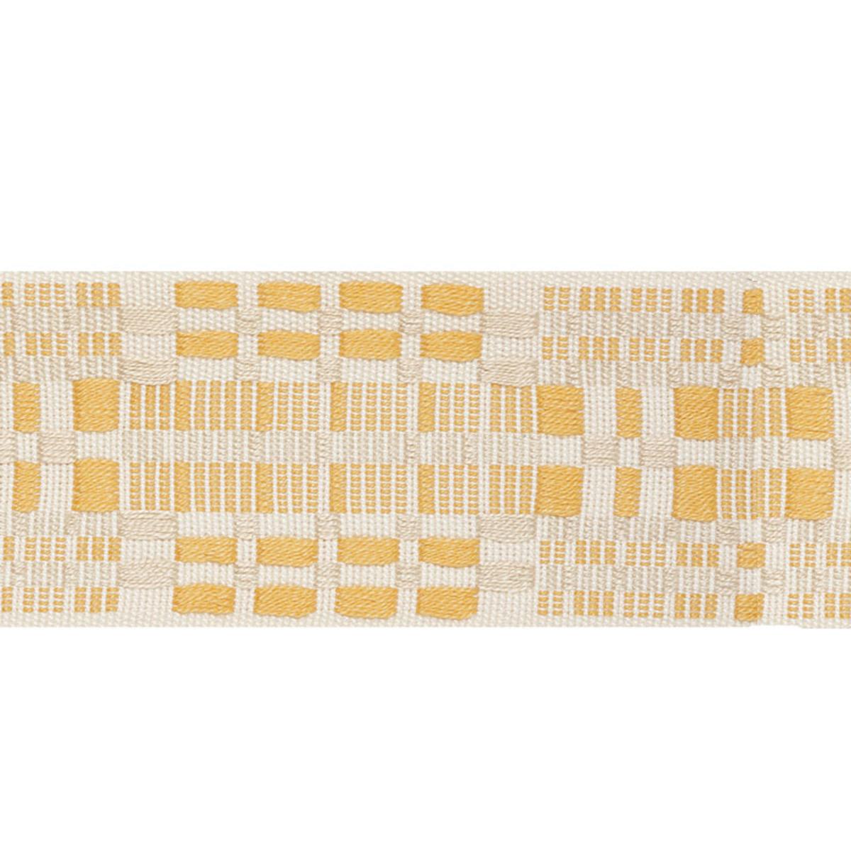 SCHUMACHER BRIMFIELD TAPE YELLOW TRIM | Atlanta Fabrics
