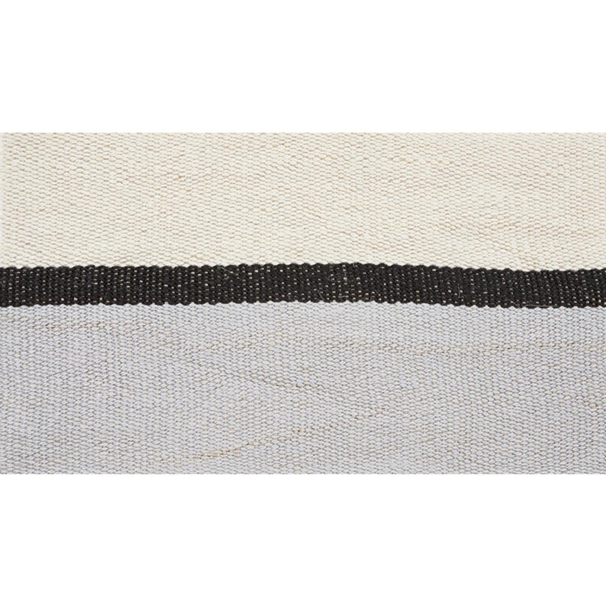 ILE SAINT-LOUIS WIDE TAPE WHITE BLACK & SILVERY BLUE