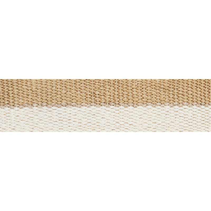 Schumacher MODERN NEUTRAL III NARROW TAPE WHITE & GOLD Trim | Atlanta Fabrics