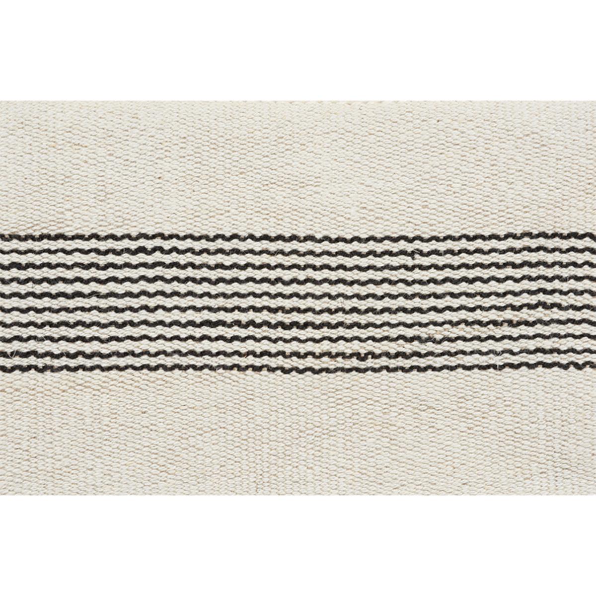 AGNES WIDE TAPE WHITE & BLACK