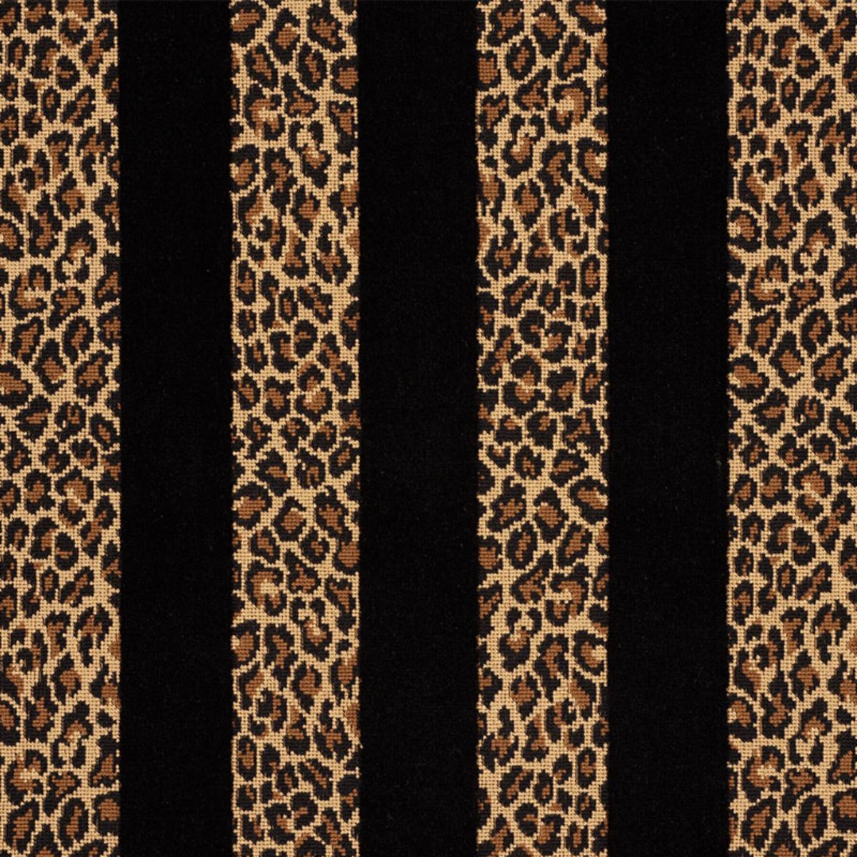GUEPARD STRIPE VELVET BLACK