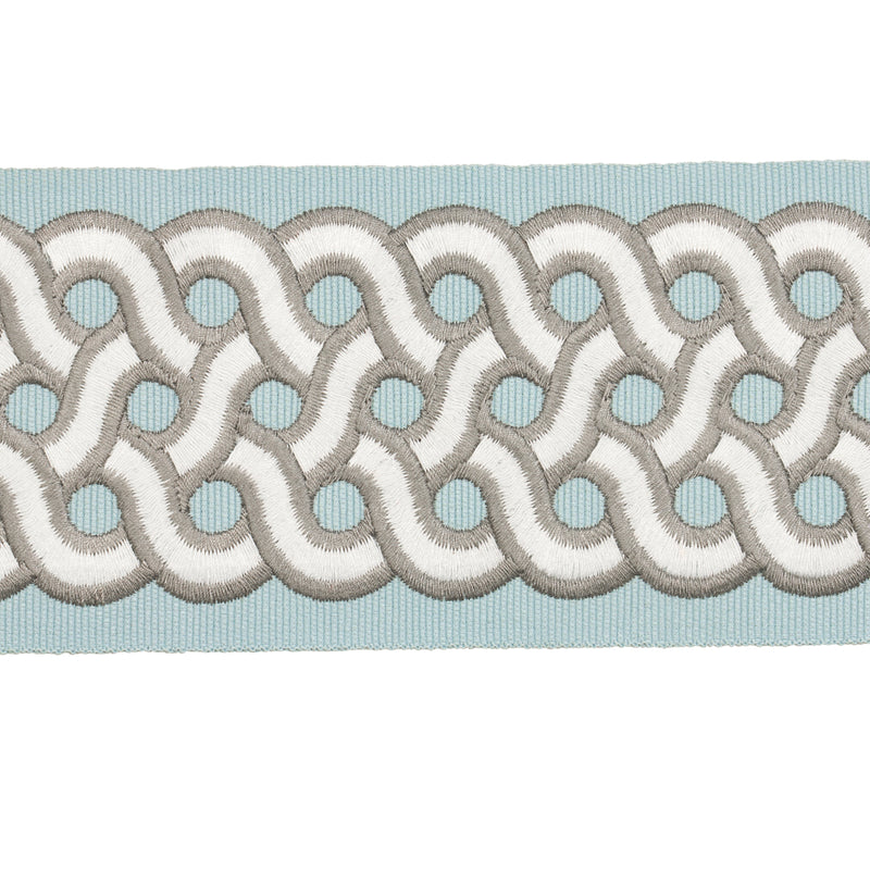 Schumacher MANDEVILLE TAPE SKY Trim | Atlanta Fabrics