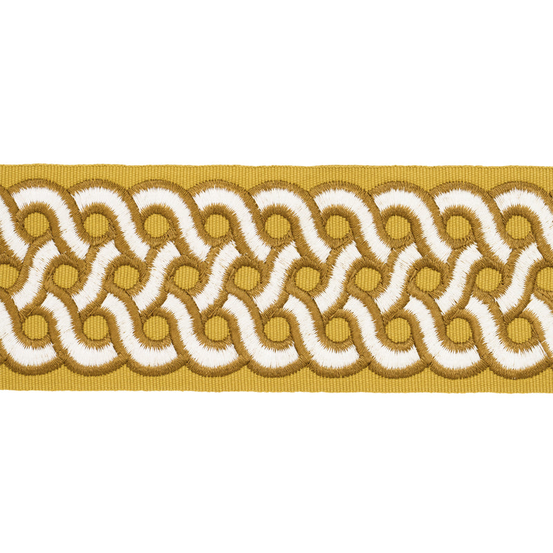 Schumacher MANDEVILLE TAPE GOLDENROD Trim | Atlanta Fabrics