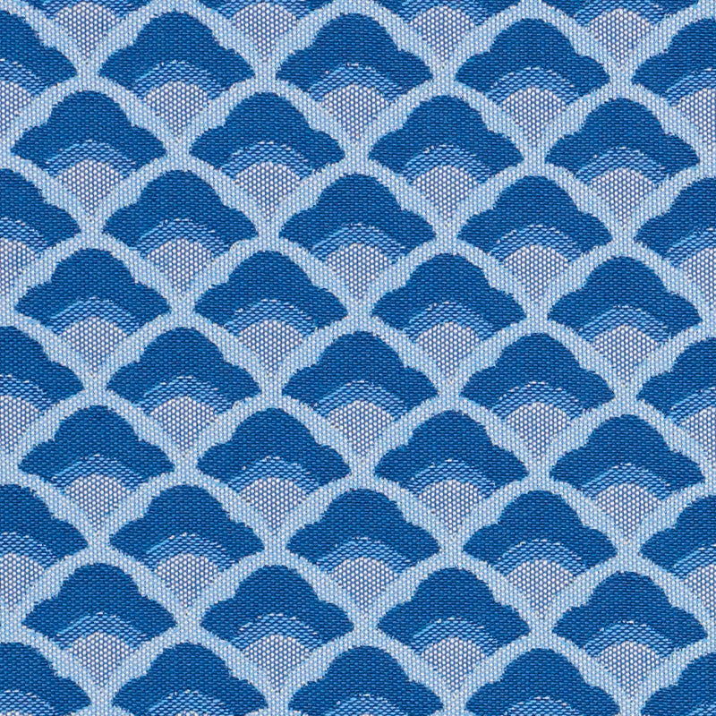 Schumacher WILHELM BLUE Fabric | Atlanta Fabrics