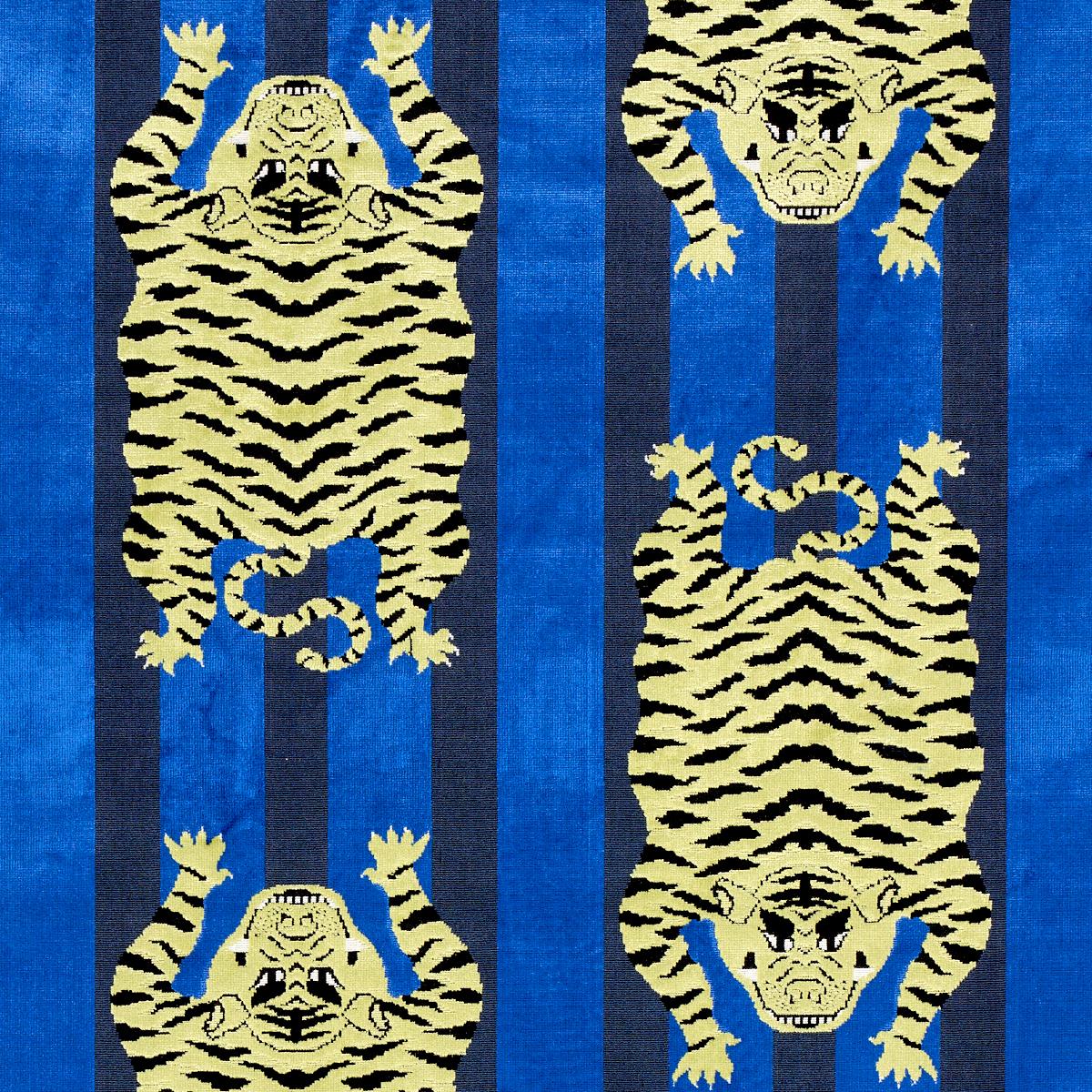 Jokhang Tiger Velvet Blue