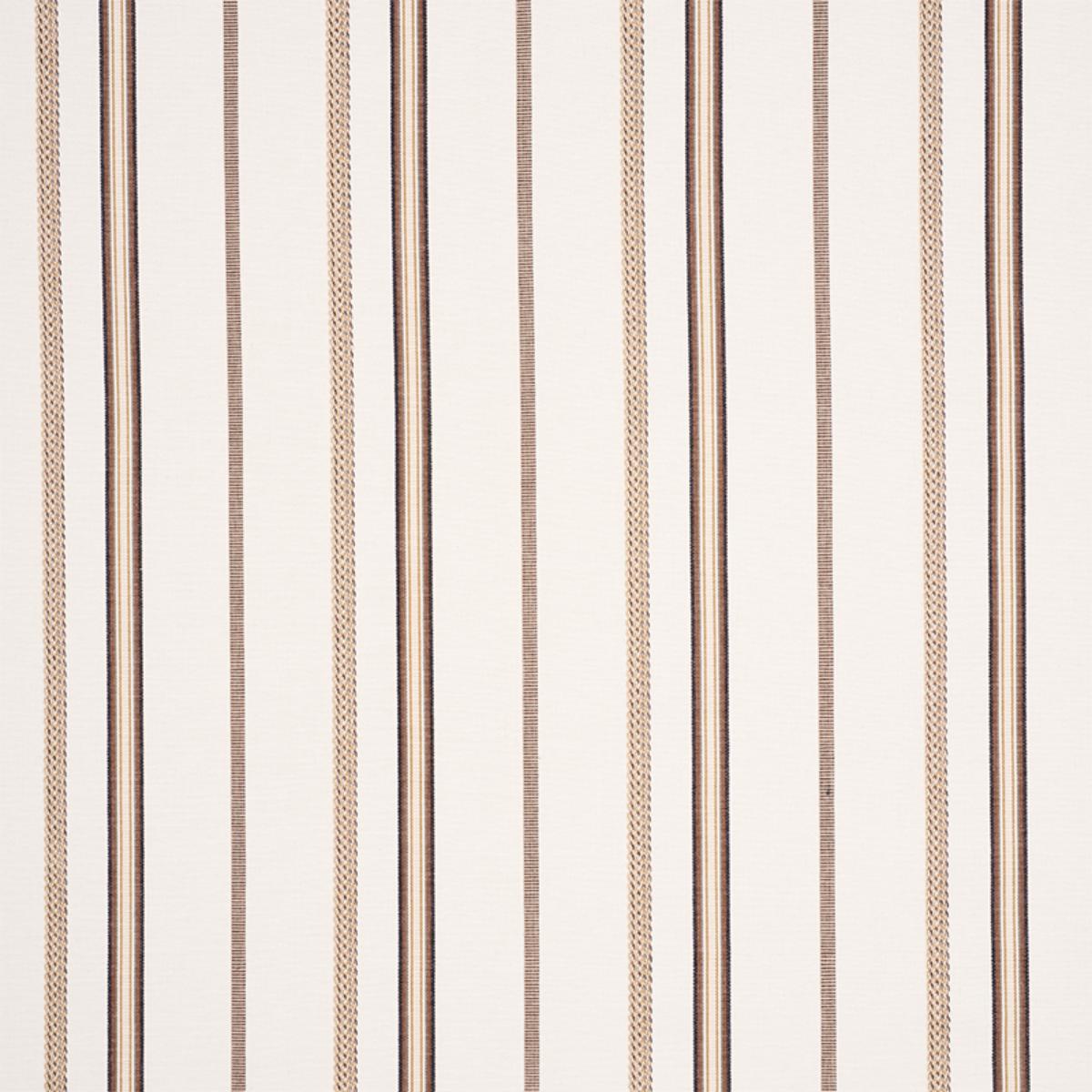 SCHUMACHER KAYENTA STRIPE NEUTRAL FABRIC | Atlanta Fabrics