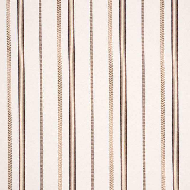 SCHUMACHER KAYENTA STRIPE NEUTRAL FABRIC | Atlanta Fabrics