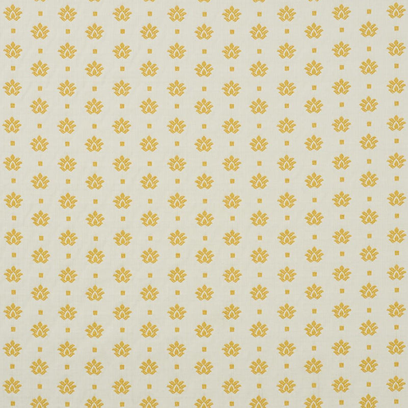 SCHUMACHER BRUNEL YELLOW FABRIC | Atlanta Fabrics