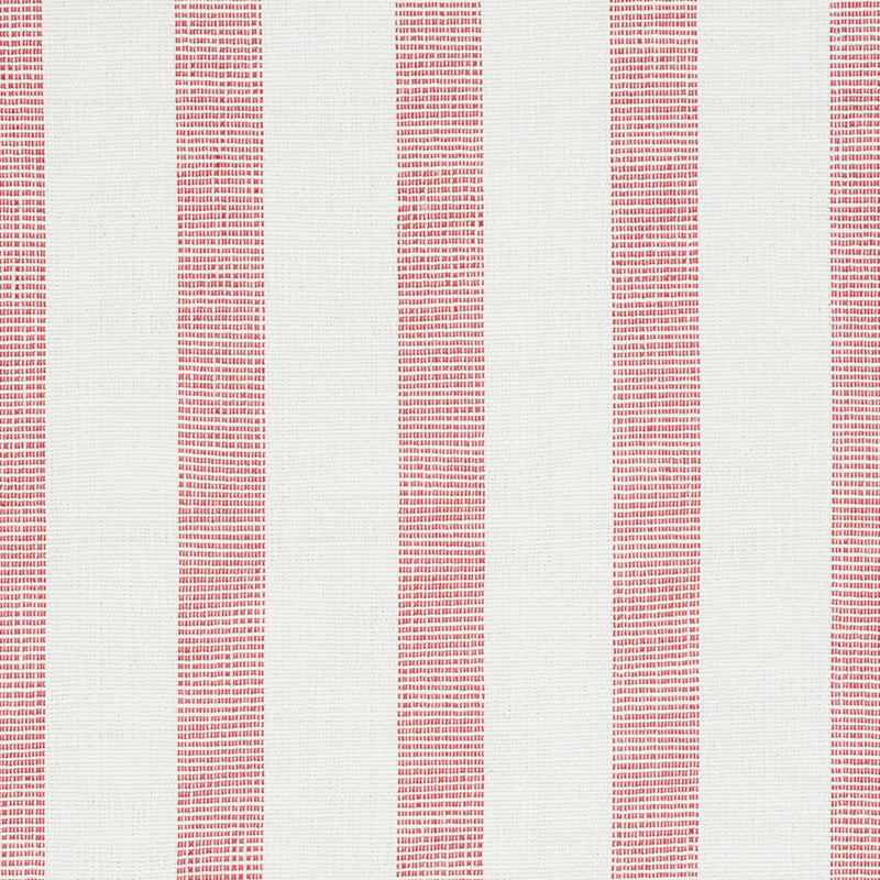 SCHUMACHER KETLEY PERFORMANCE STRIPE RED FABRIC | Atlanta Fabrics