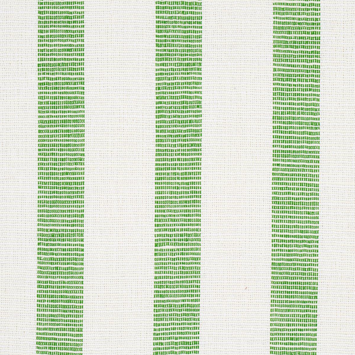 SCHUMACHER KETLEY PERFORMANCE STRIPE GREEN FABRIC | Atlanta Fabrics