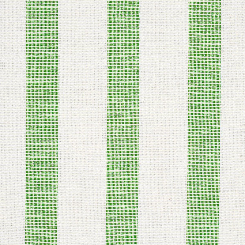 SCHUMACHER KETLEY PERFORMANCE STRIPE GREEN FABRIC | Atlanta Fabrics