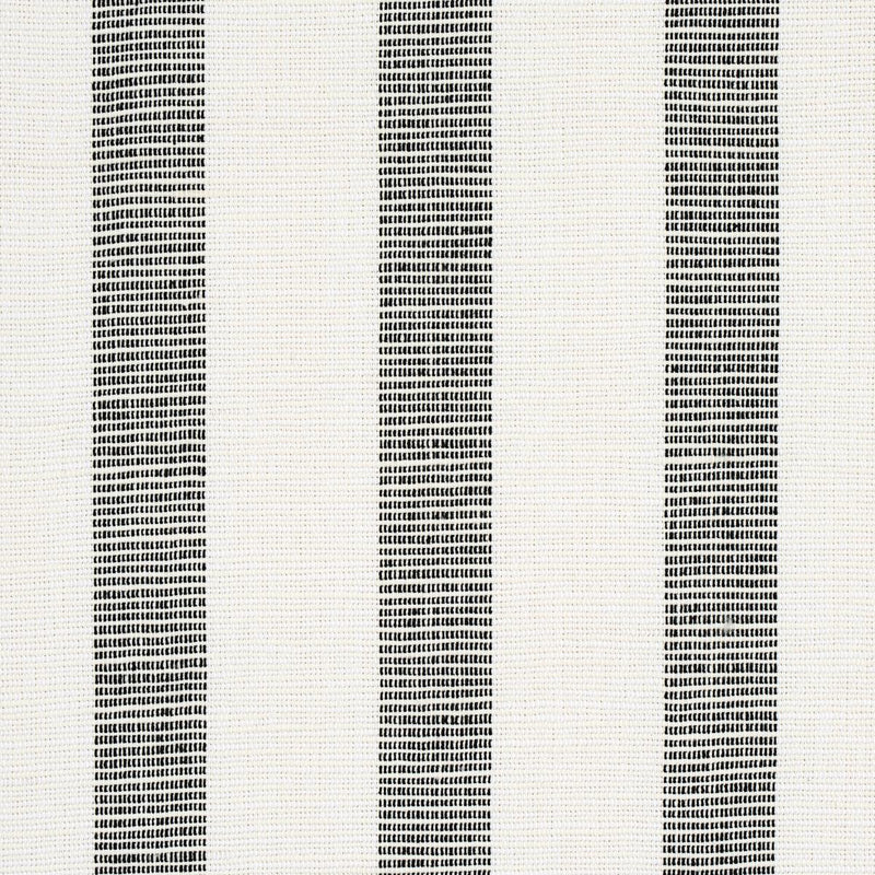 SCHUMACHER KETLEY PERFORMANCE STRIPE BLACK FABRIC | Atlanta Fabrics