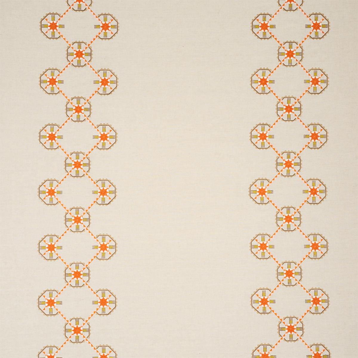 CHAMIZAL EMBROIDERY ORANGE & PINK