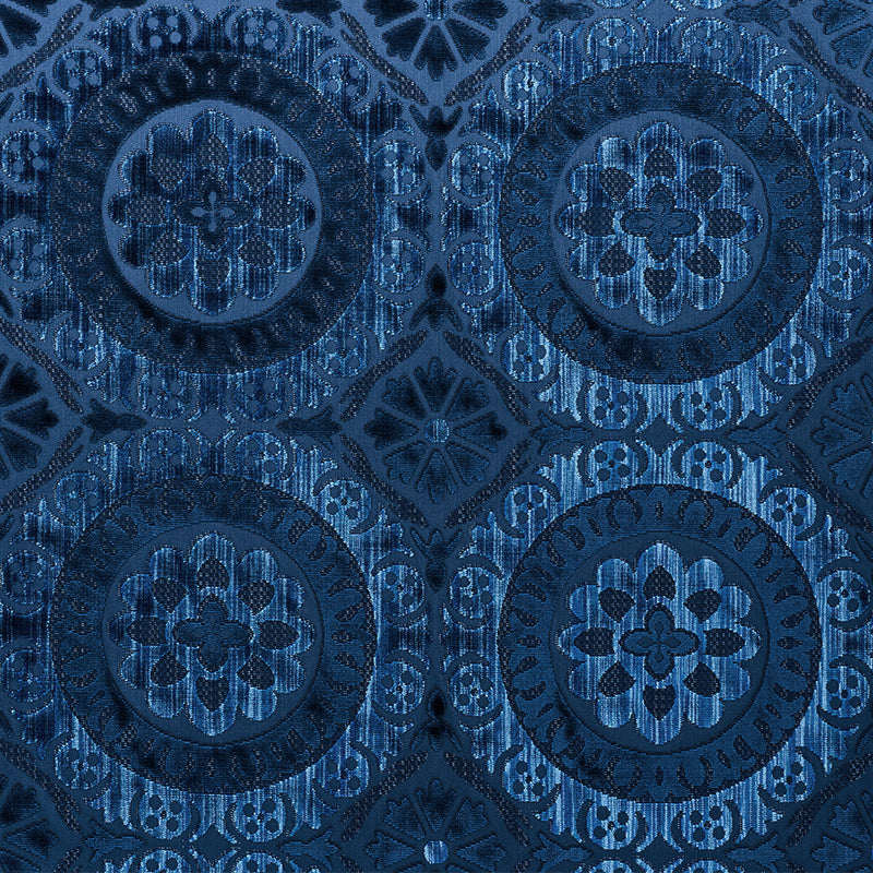 SUZANI STRIE VELVET SAPPHIRE