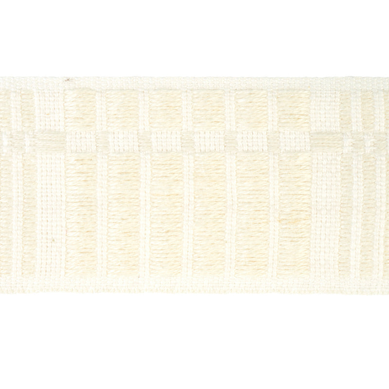 Schumacher CARMO TAPE MEDIUM IVORY Trim | Atlanta Fabrics